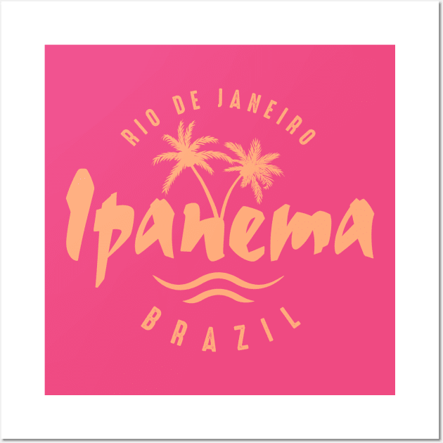 Ipanema Brazil Rio De Janeiro Wall Art by Designkix